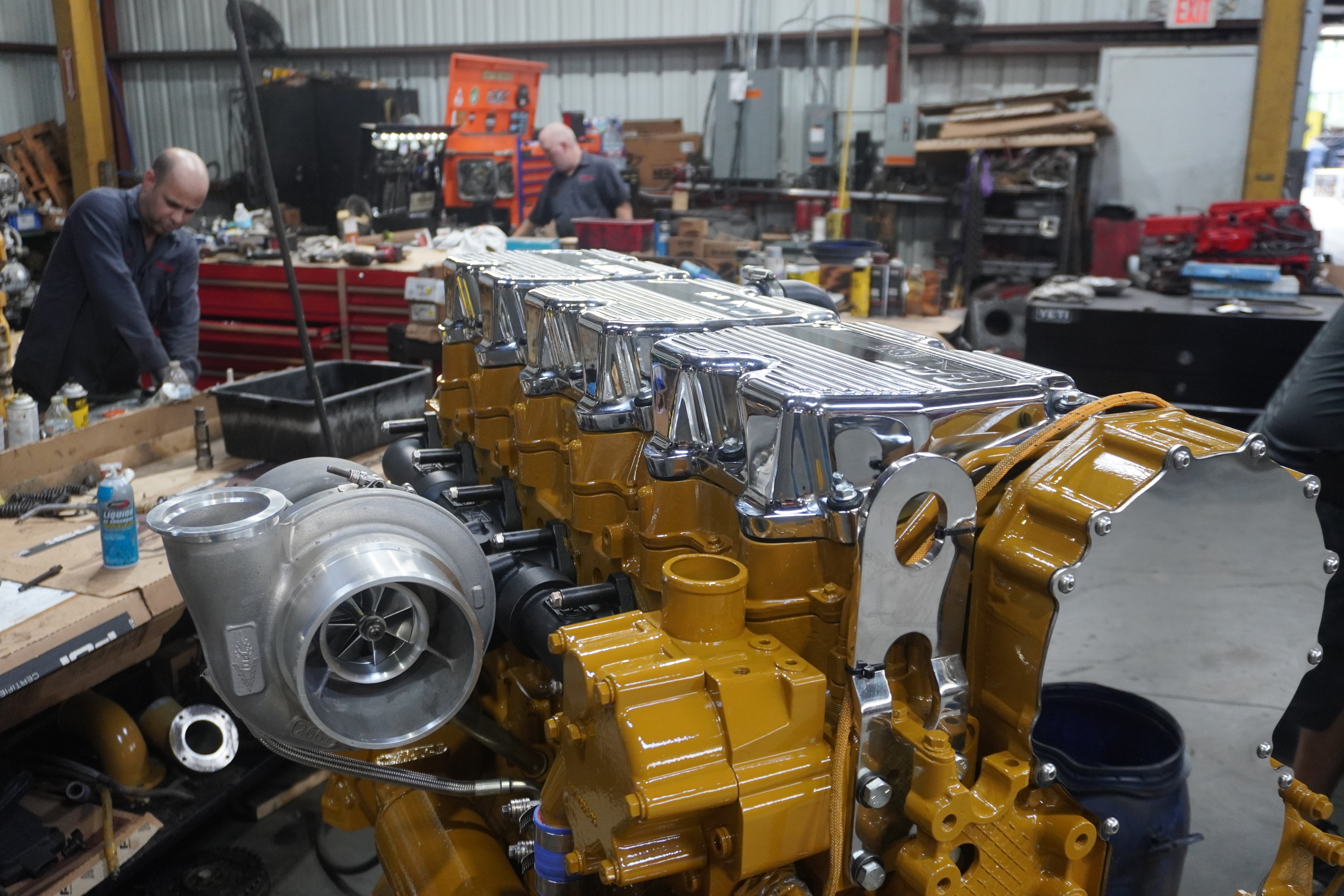 New Chrome Valve Covers for CAT C15 / 3406E Engines