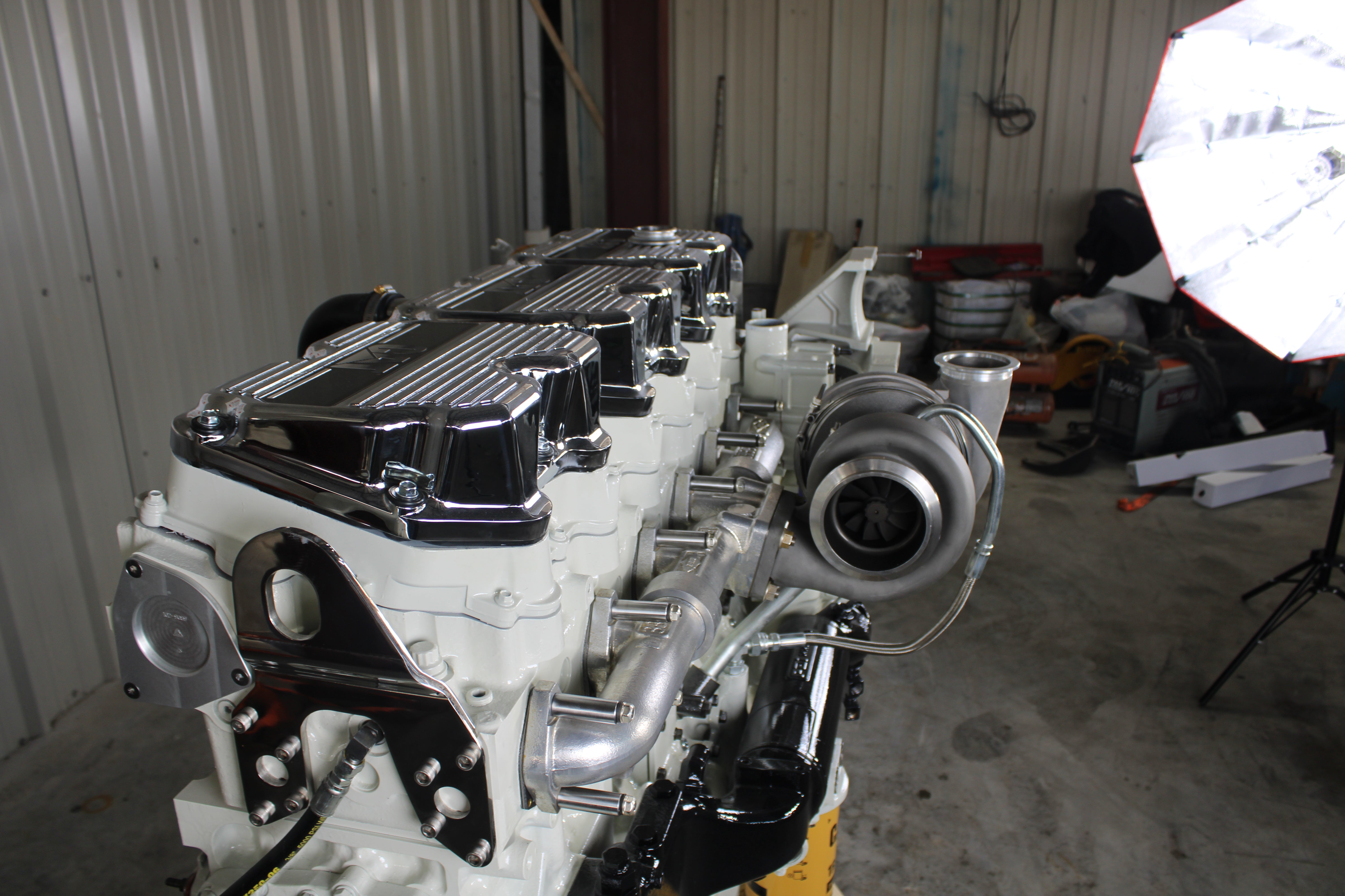 New Chrome Valve Covers for CAT C15 / 3406E Engines