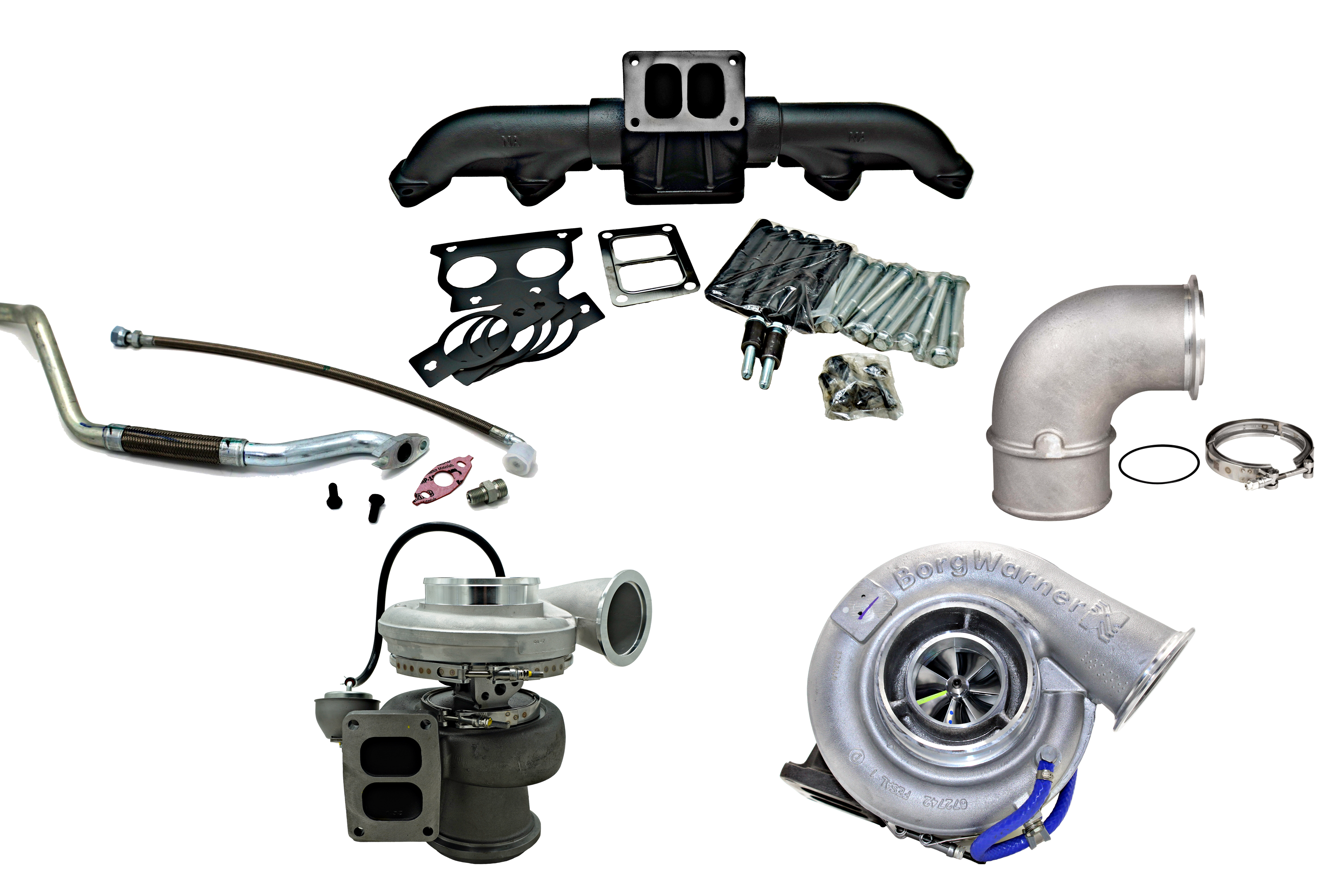 ISXT6KIT |  NEW CUMMINS ISX T6 MANIFOLD KIT W/ TURBOCHARGER