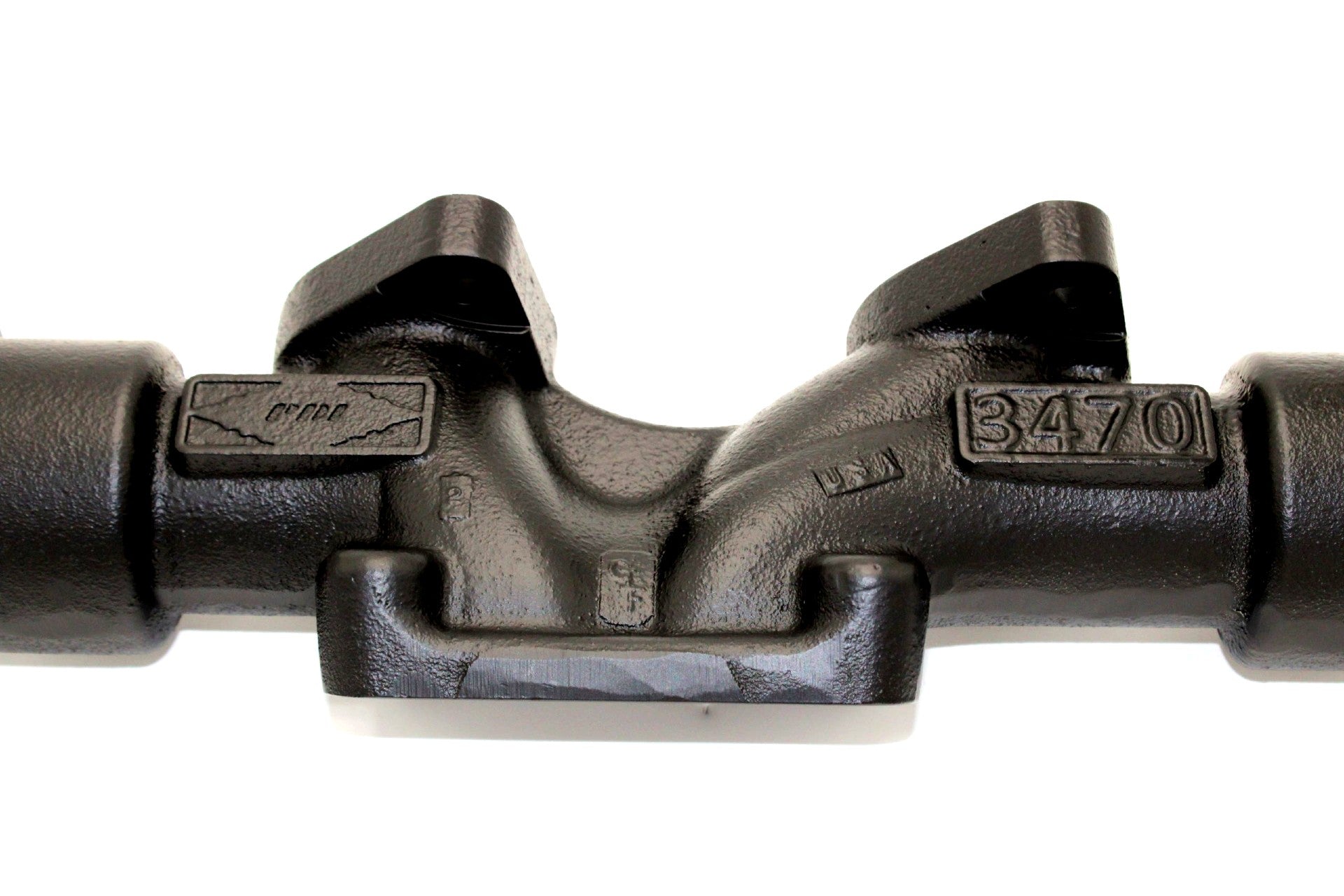 CAT C13 Black Ceramic Exhaust Manifold Single Turbo Conversion