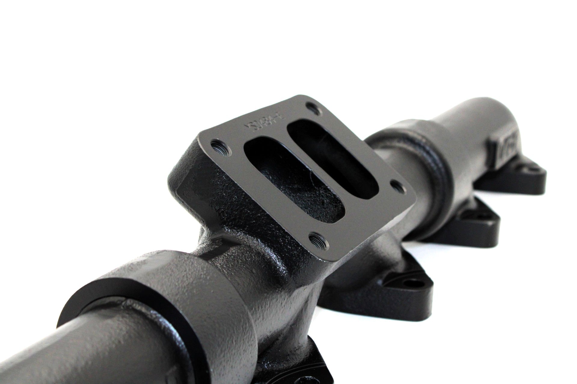 CAT C13 Black Ceramic Exhaust Manifold Single Turbo Conversion