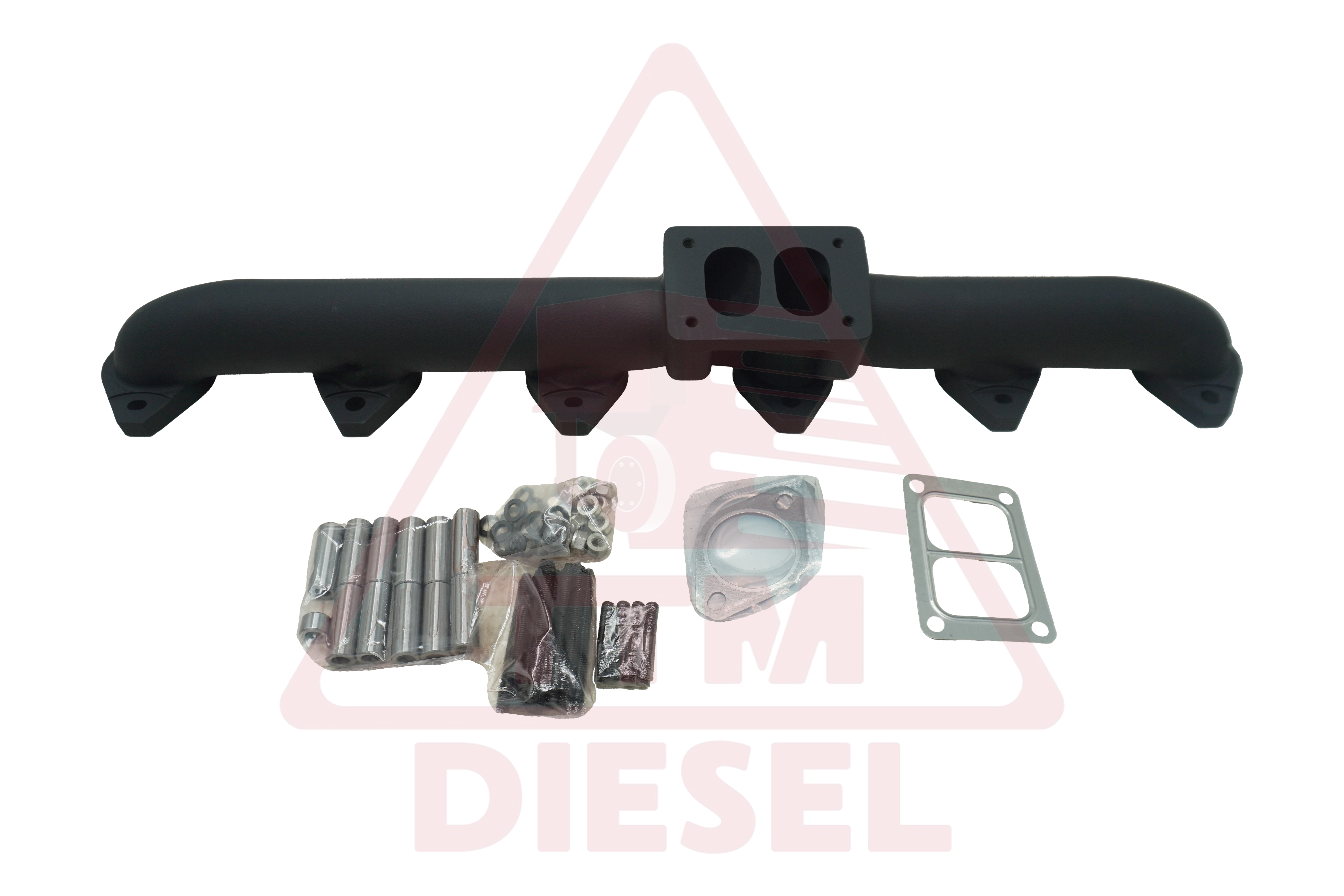 NEW CAT 3406E/C15 CERAMIC COATED EXHAUST MANIFOLD KIT