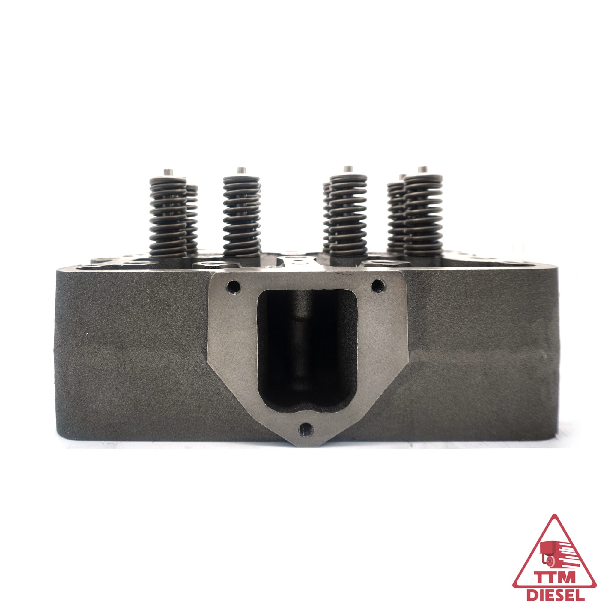 Cummins N14 cylinder head 3078360 intake side port view
