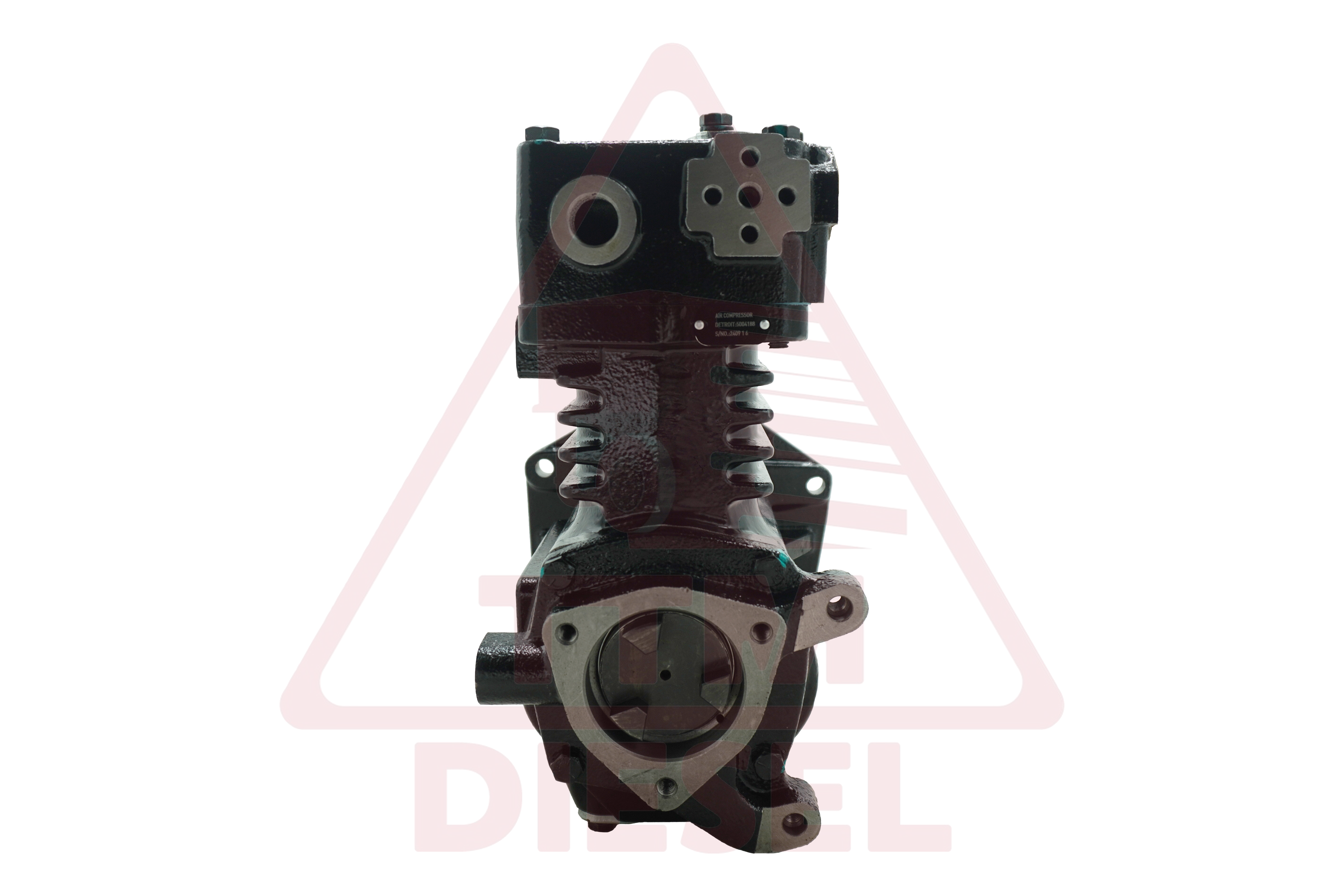 5004187 | NEW DETROIT 12.7L TRU-FLO 750 AIRBRAKE COMPRESSOR | 23516840 | 23522122
