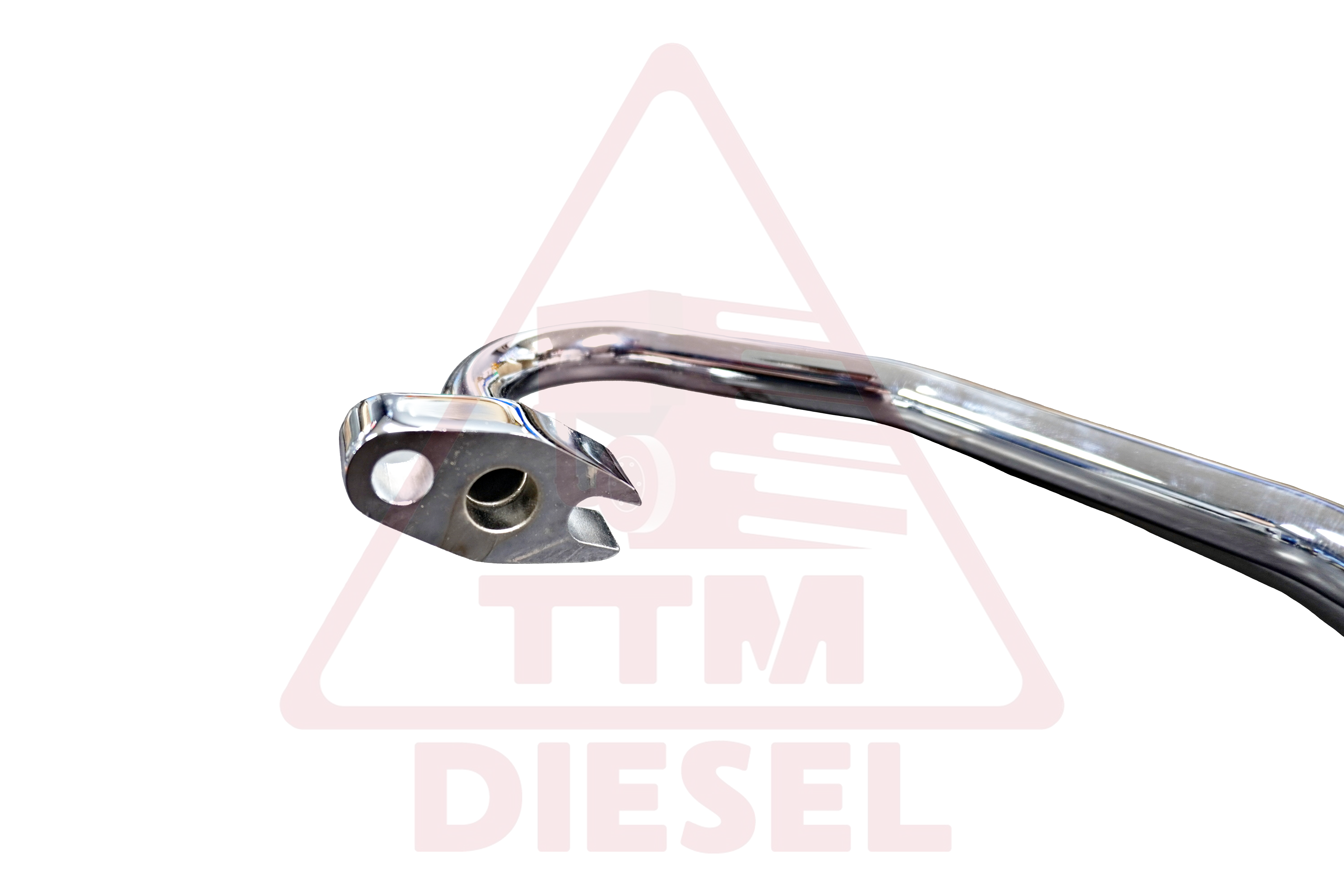 New Chrome Turbo Feed Line for CAT C15 / 3406E Diesel Engines